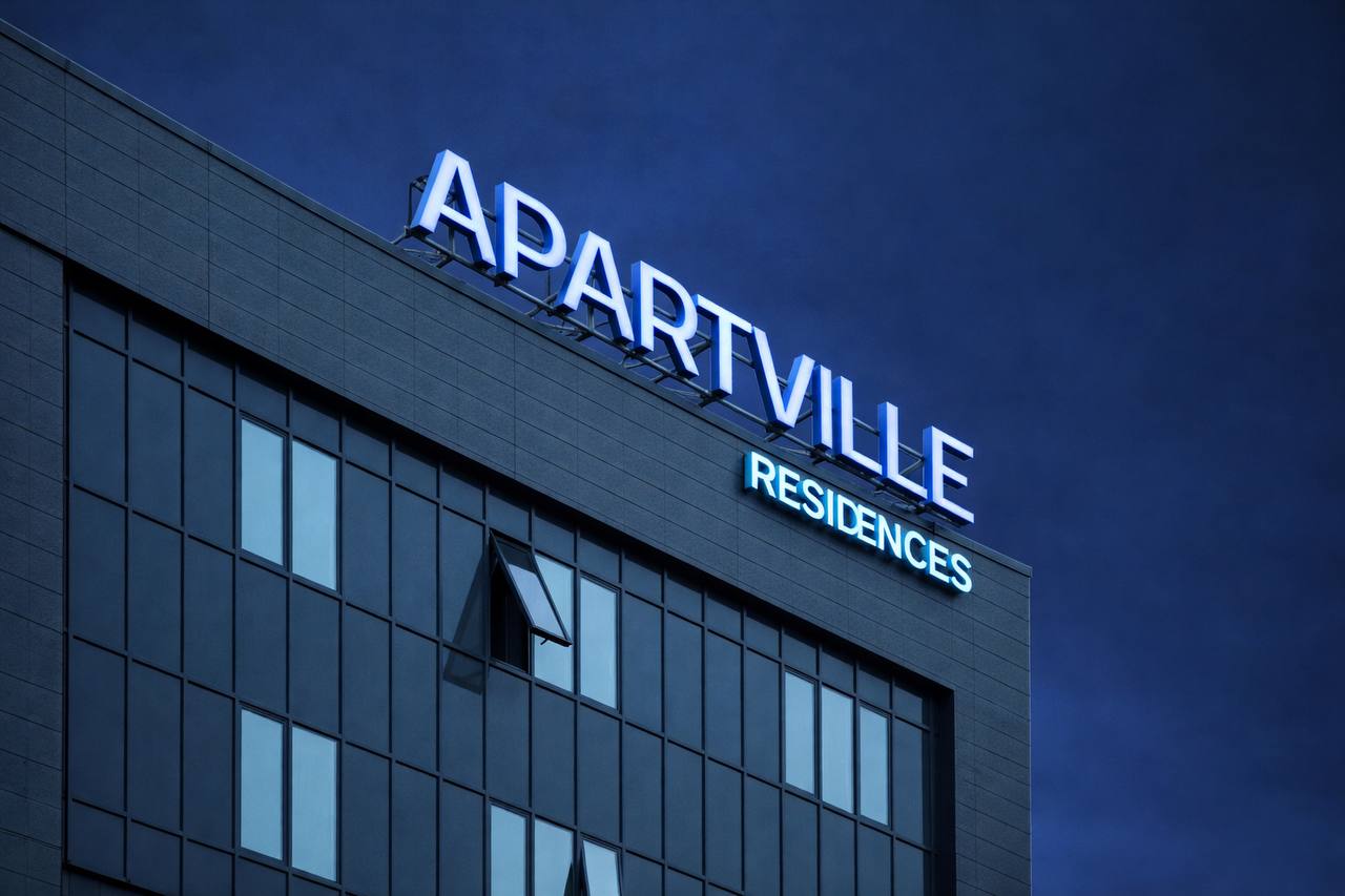 Фасад Apartville на Некрасова